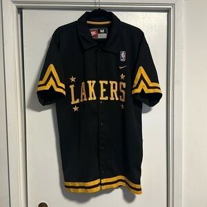 EUC: Nike Los Angeles Lakers Rewind Throwback Warm  Up Kobe Suit Jacket Men’s M